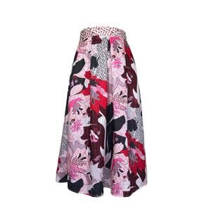 CQ by CQ Abstract Floral Midi Skirt Size Medium